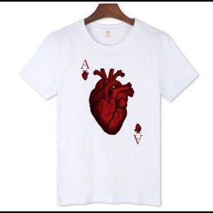 Soft cotton luxury brand street T-shirt